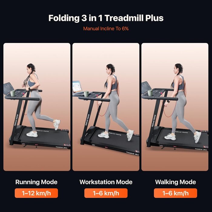 Tapis de course 3-en-1 intelligent - Jusqu'à -35% sur votre remise en forme