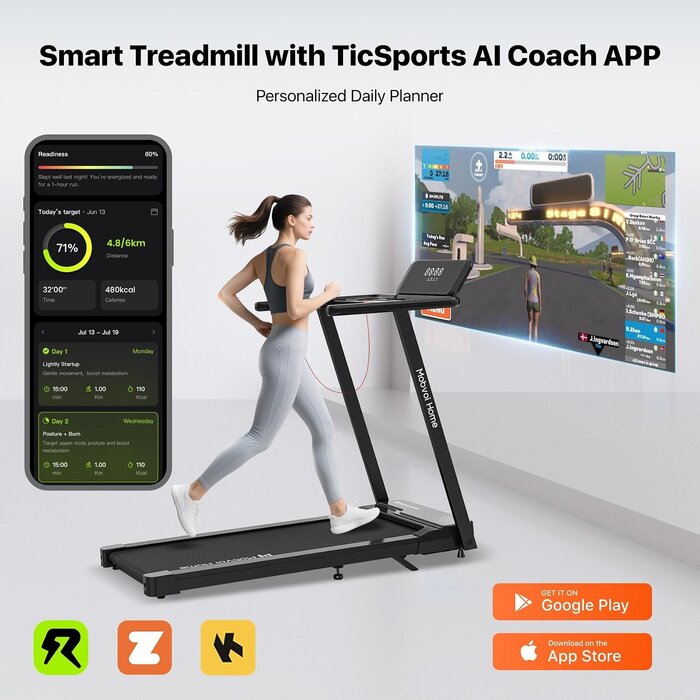 Tapis de course 3-en-1 intelligent - Jusqu'à -35% sur votre remise en forme
