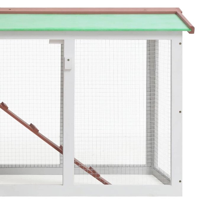 Clapier pour lapins à deux étages, 145 cm - Jusqu'à 39% de réduction