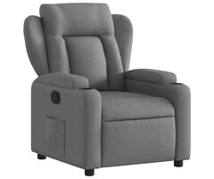 Vidaxl Fauteuil relax inclinable manuel gris foncé - Jusqu'à -35%