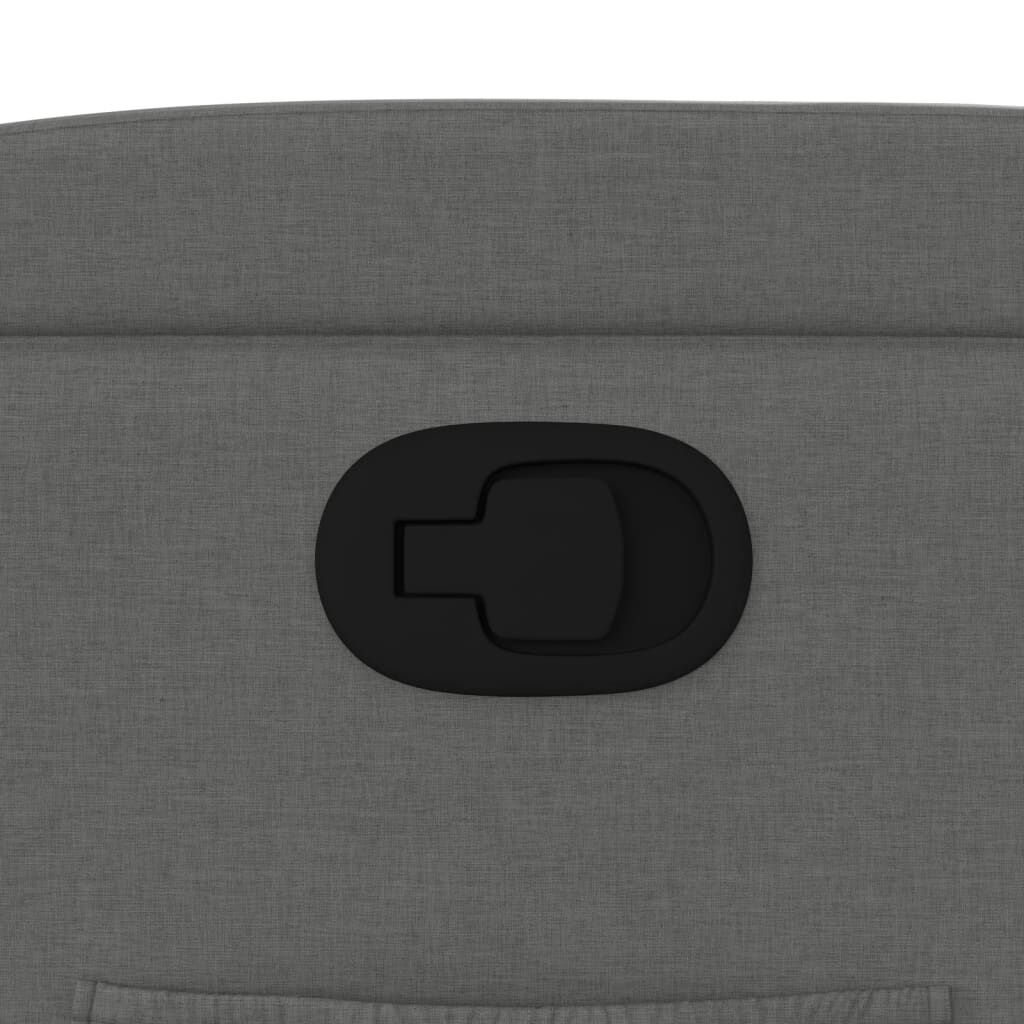 Fauteuil relax inclinable manuel gris foncé - Jusqu'à -35%