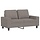 Canapé 2 places 120 cm taupe - Jusqu'à -35% sur votre mobilier