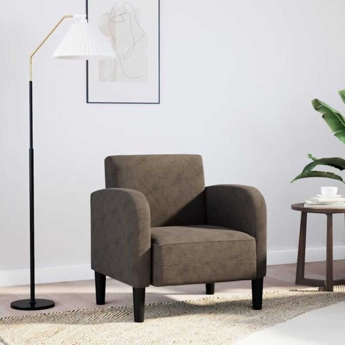 Vidaxl Fauteuil gris foncé en similicuir - Jusqu'à 35% de remise