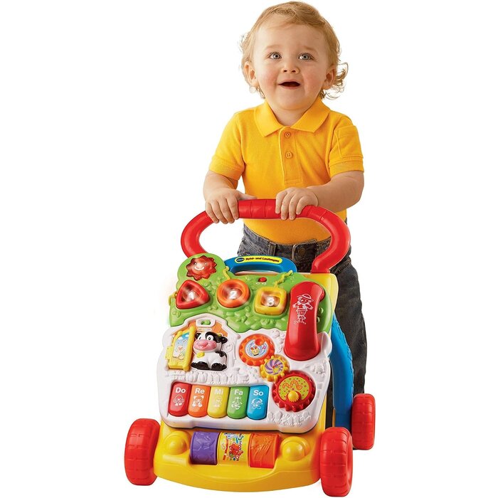Chariot de marche interactif 2-en-1 - Jusqu'à 28% de remise