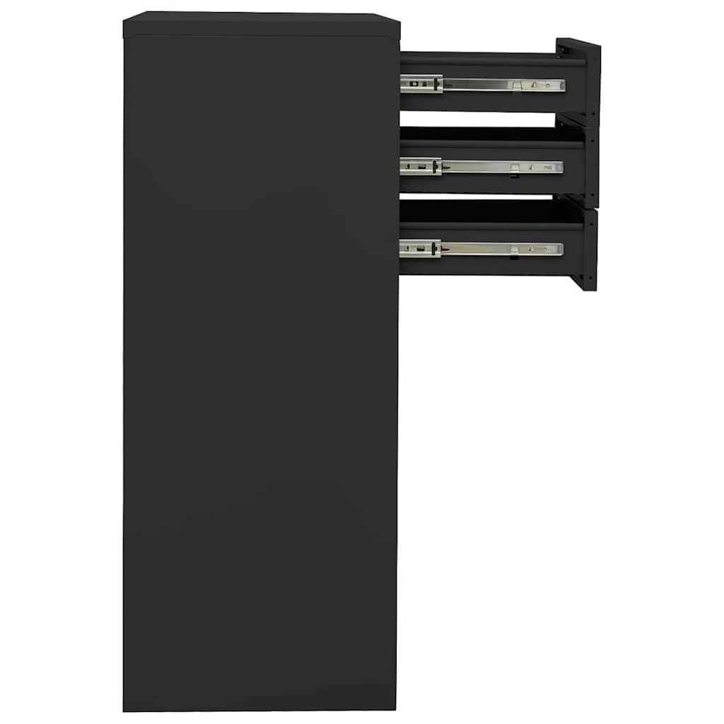 Vidaxl Armoire de bureau en acier anthracite - Jusqu'à -30% sur votre rangement