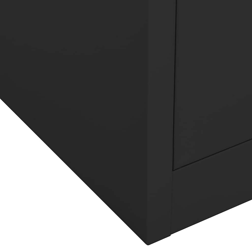 Vidaxl Armoire de bureau en acier anthracite - Jusqu'à -30% sur votre rangement