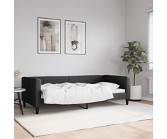 Vidaxl Canapé-lit 90x200 cm noir - Jusqu'à -32% de remise