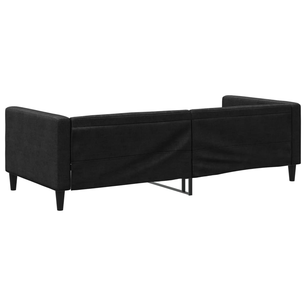 Vidaxl Canapé-lit 90x200 cm noir - Jusqu'à -32% de remise
