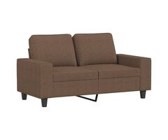 Vidaxl Canapé 2 places 120 cm - Tissu marron - Jusqu'à 17% de remise
