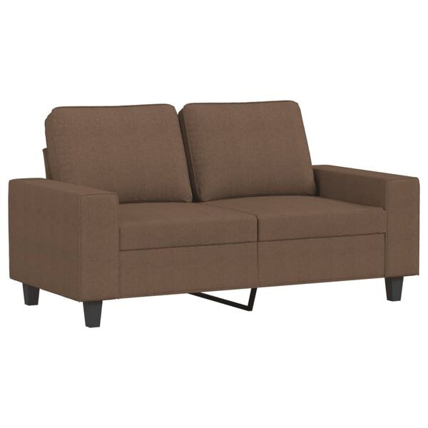 Vidaxl Canapé 2 places 120 cm - Tissu marron - Jusqu'à 17% de remise