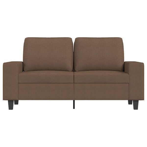 Vidaxl Canapé 2 places 120 cm - Tissu marron - Jusqu'à 17% de remise