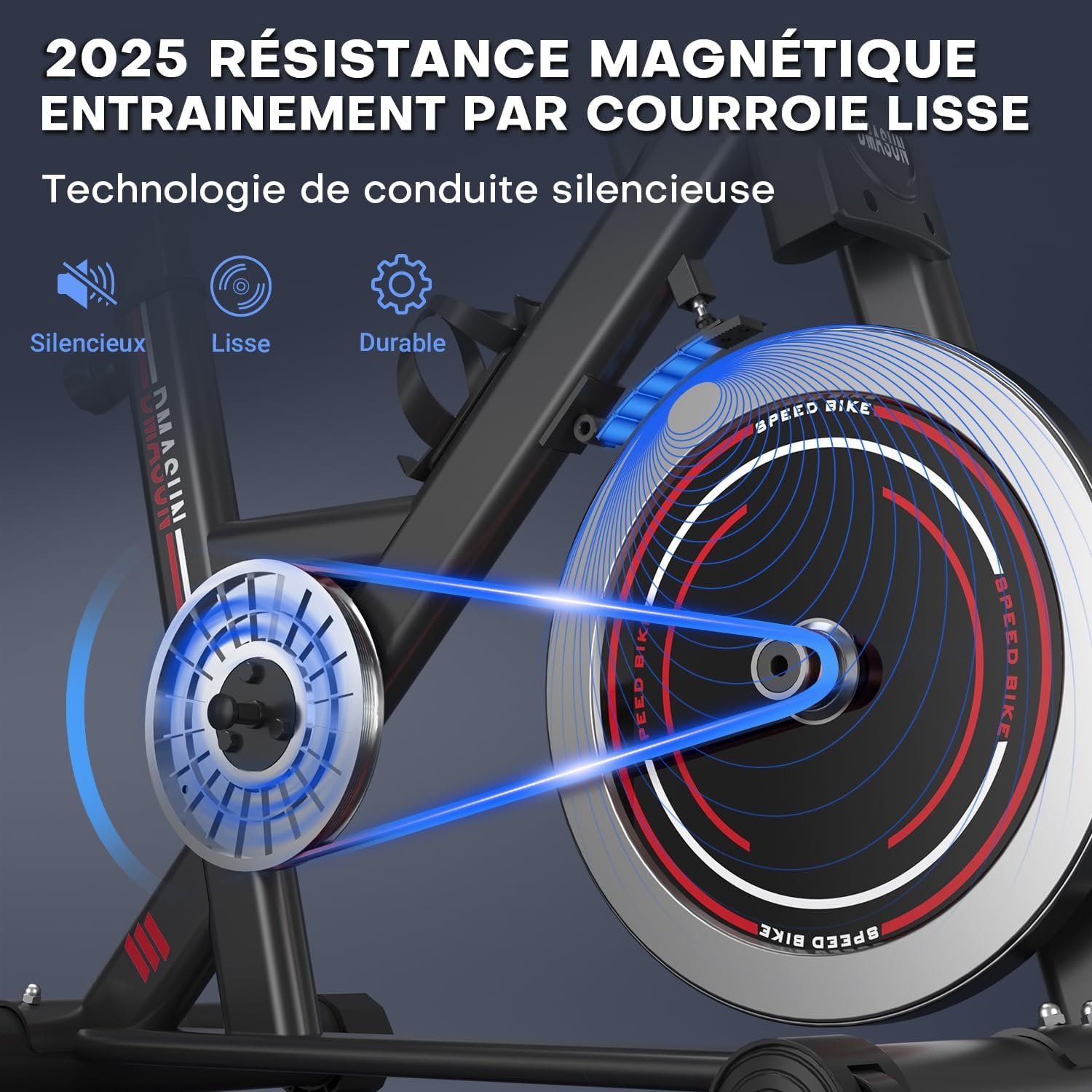 Vélo d'exercice magnétique robuste - Jusqu'à 35% de remise