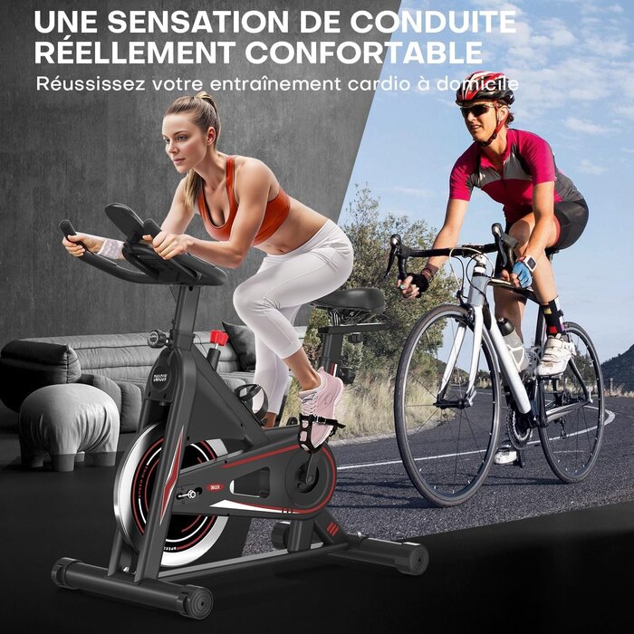 Vélo d'exercice magnétique robuste - Jusqu'à 35% de remise