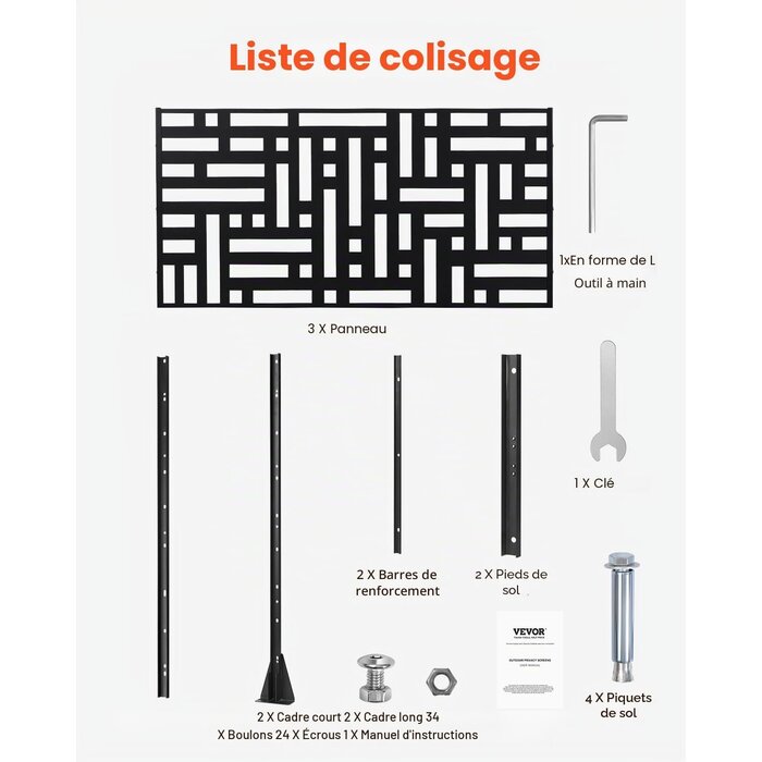 Paravent de jardin 3 panneaux - Jusqu'à -69% sur notre sélection