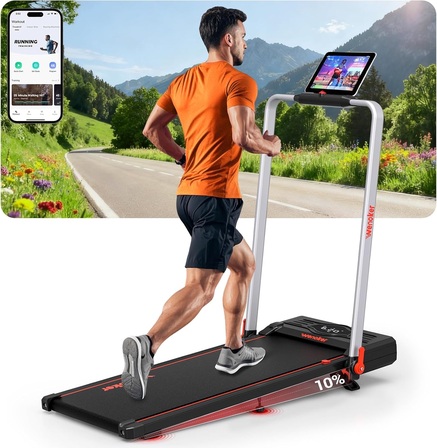 Tapis de course 3-en-1 pliable - Jusqu'à -30% sur votre sport à domicile