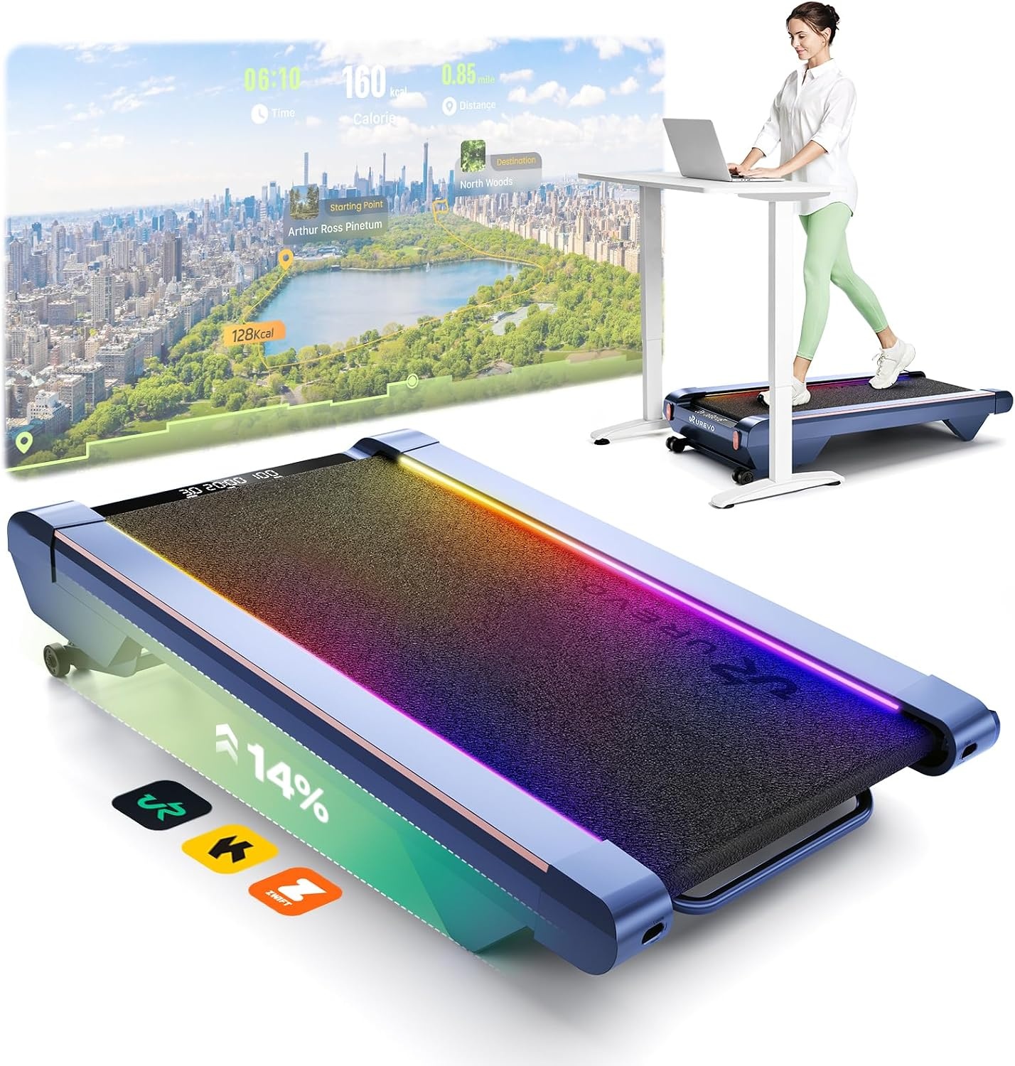 Tapis de marche inclinable pliable - Jusqu'à 30% de remise