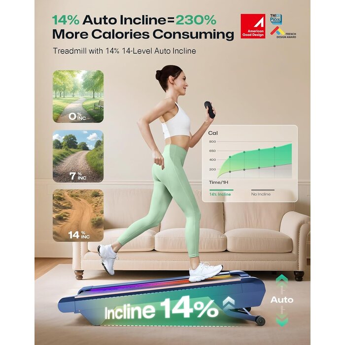 Tapis de marche inclinable pliable - Jusqu'à 30% de remise