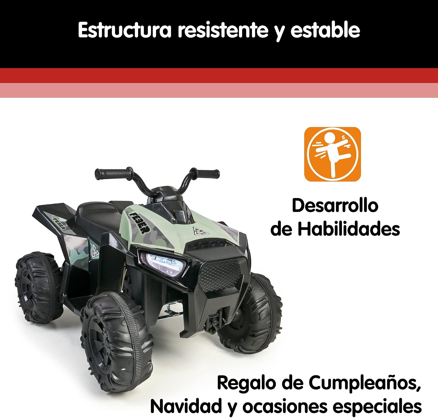 Quad électrique pour enfants 12V tout-terrain - Jusqu'à 35% de réduction