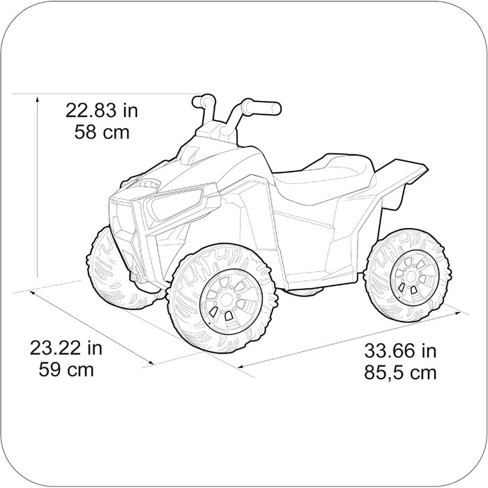 Quad électrique pour enfants 12V tout-terrain - Jusqu'à 35% de réduction