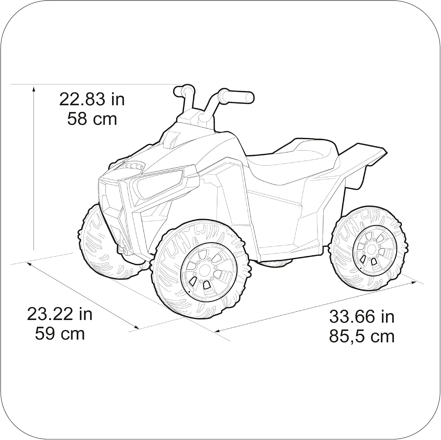 Quad électrique pour enfants 12V tout-terrain - Jusqu'à 35% de réduction