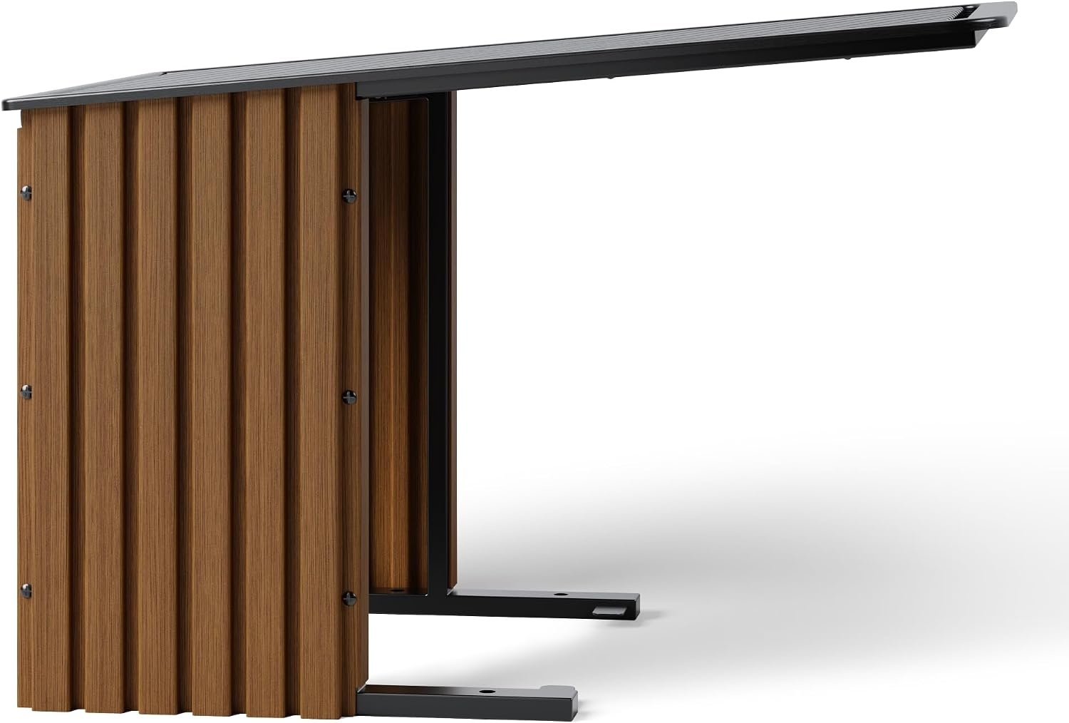 Garage pour robot tondeuse - Noir et Bois - Jusqu'à 35% de réduction