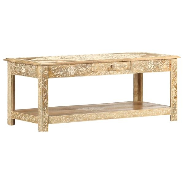 Vidaxl Table basse en manguier massif - Jusqu'à -35% de remise