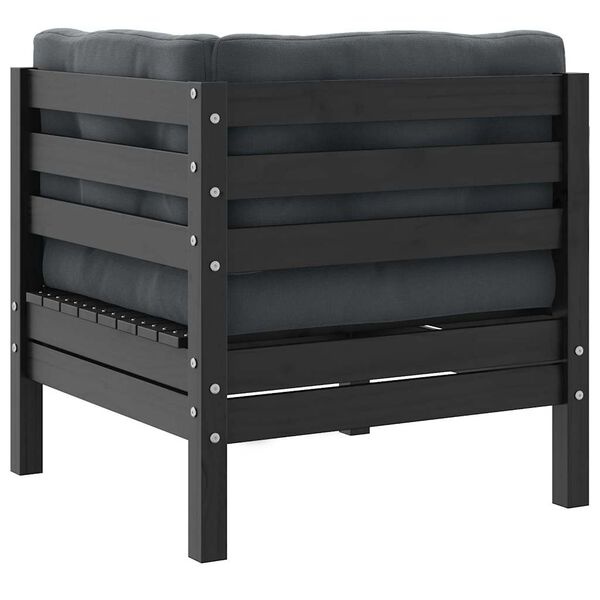 Vidaxl Banc de jardin 2 places en pin gris - Jusqu'à -35% sur l'outlet