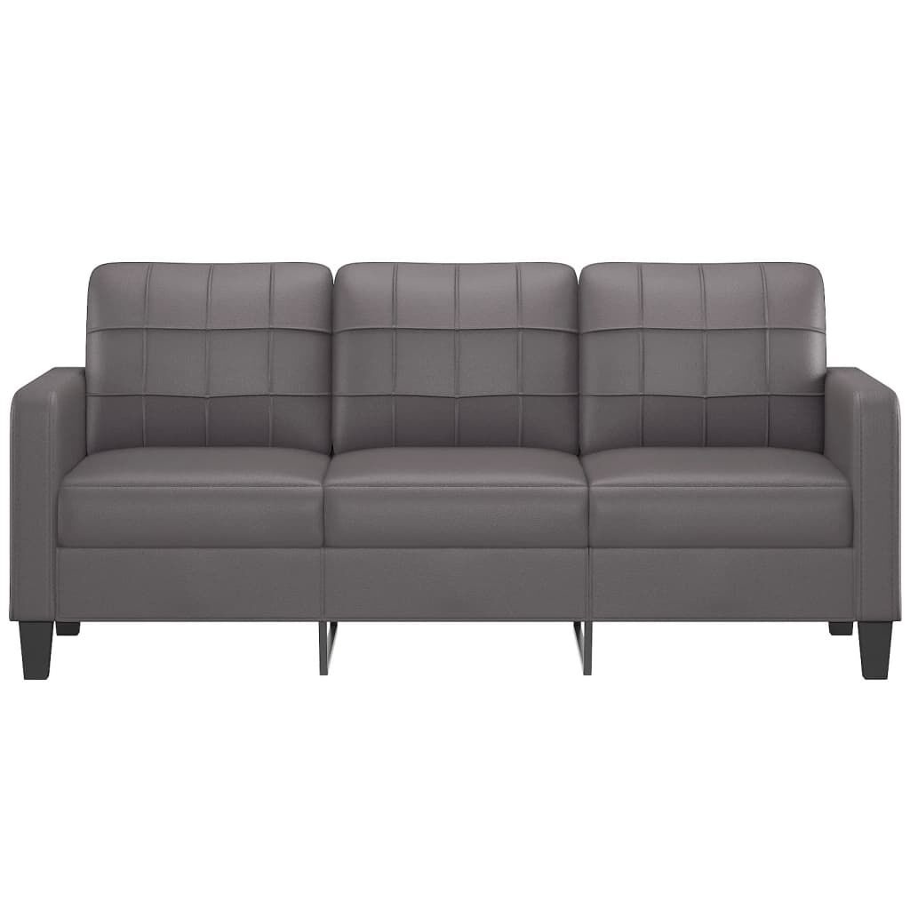 Vidaxl Canapé 3 places gris 180 cm - Jusqu'à -38% sur notre sélection outlet