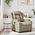 Fauteuil de massage inclinable cappuccino - Jusqu'à 30% de remise
