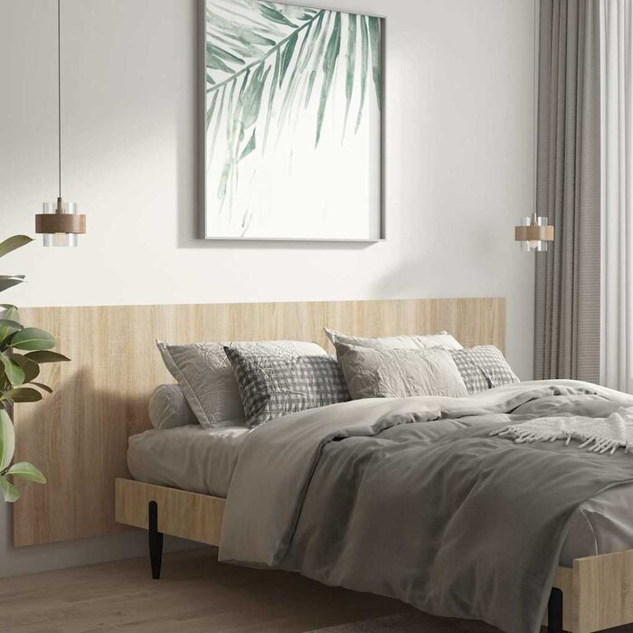 Tête de lit murale chêne sonoma 240 cm - Jusqu'à -29%