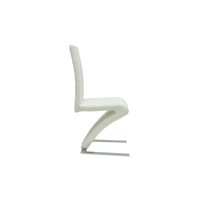 Lot de 2 chaises salle à manger similicuir blanc - Jusqu'à 35% de réduction