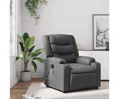 Vidaxl Fauteuil de massage inclinable gris - Jusqu'à -30% de remise