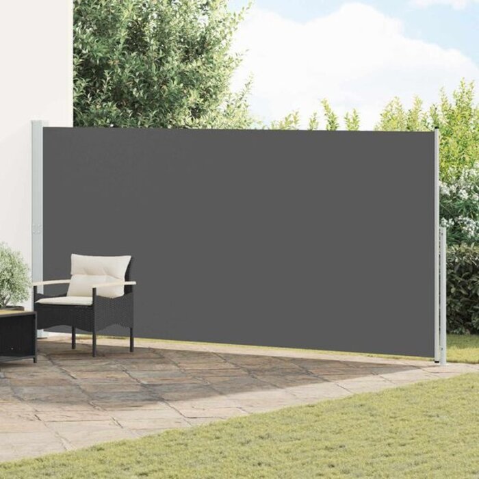 Pare-vue latéral rétractable 180x500cm anthracite - Jusqu'à -34%