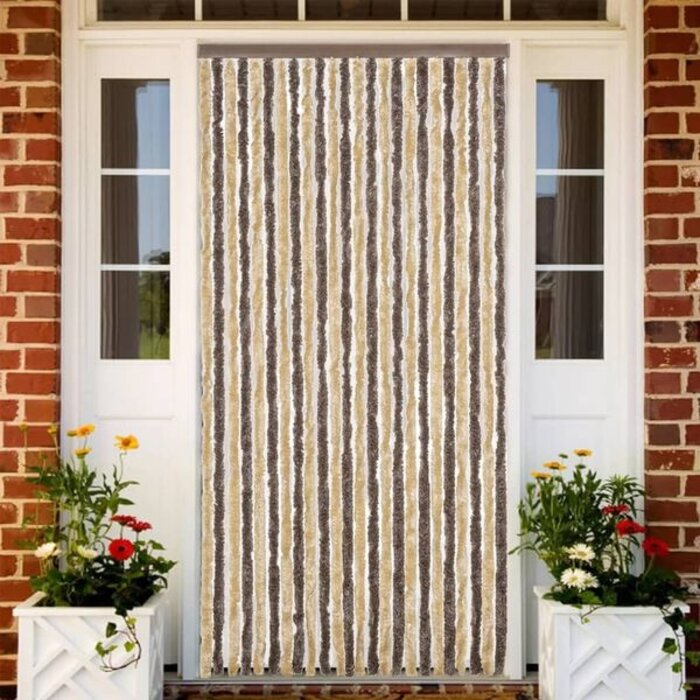 Rideau anti-mouches chenille 100x200 cm - Jusqu'à 33% de remise