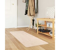 Vidaxl Tapis de couloir MARSA Crème 50x200 cm - Jusqu'à 32% de remise