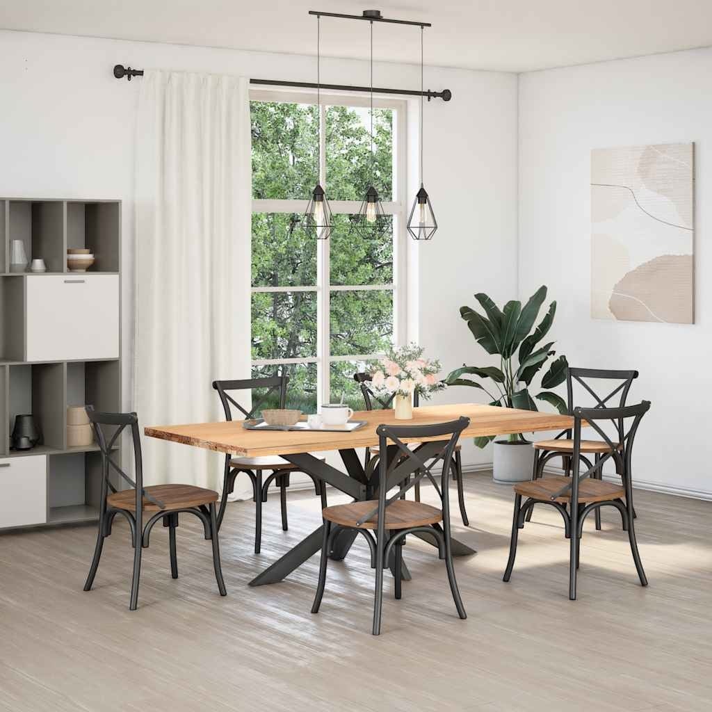 Pied de table araignée en acier anthracite - Jusqu'à -35%