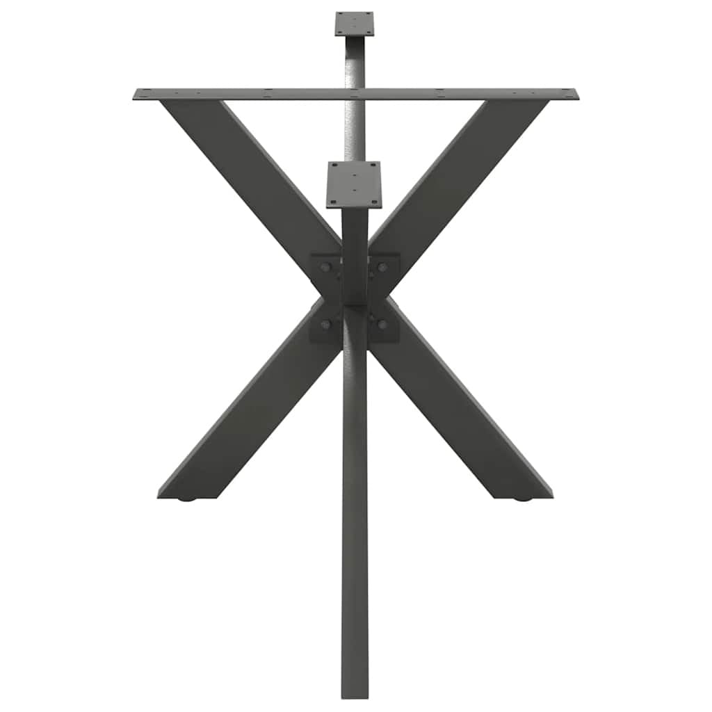 Pied de table araignée en acier anthracite - Jusqu'à -35%
