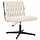 Chaise de bureau pivotante aspect laine crème - Jusqu'à -34%