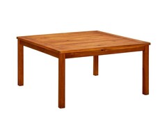 Vidaxl Table basse de jardin en acacia 85x85cm - Jusqu'à -35% sur l'outlet