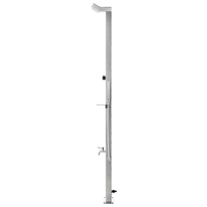 Douche d'extérieur en inox 220 cm - Jusqu'à -38% sur notre stock limité