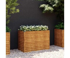 Vidaxl Jardinière en acier Corten 100x50x69cm - Jusqu'à -34% sur le retour