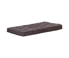 Vidaxl Coussin de palette 120x80 cm anthracite - Jusqu'à -36% de remise