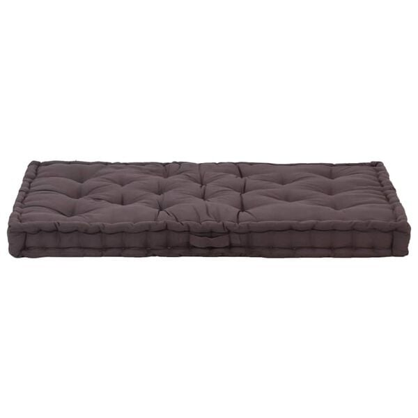 Coussin de palette 120x80 cm anthracite - Jusqu'à -36% de remise