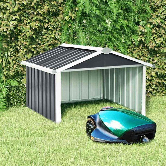 Abri pour tondeuse robot en acier anthracite - Jusqu'à 34 % de réduction
