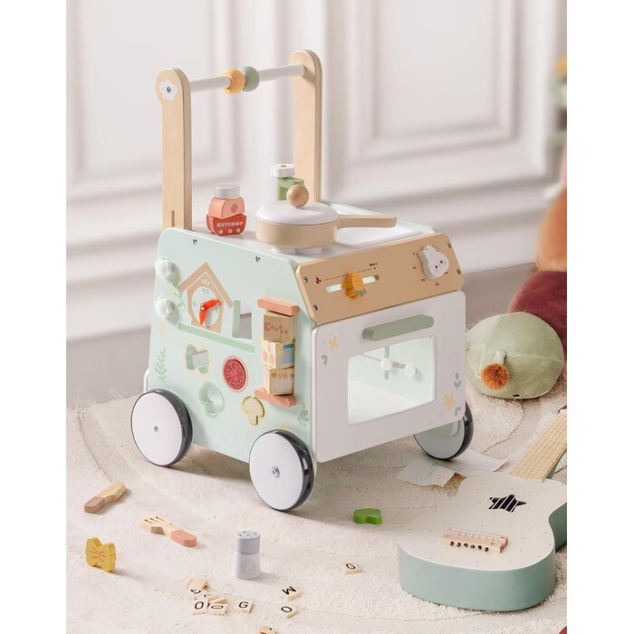 Chariot de marche et cuisine 2-en-1 - Jusqu'à -34% sur votre achat