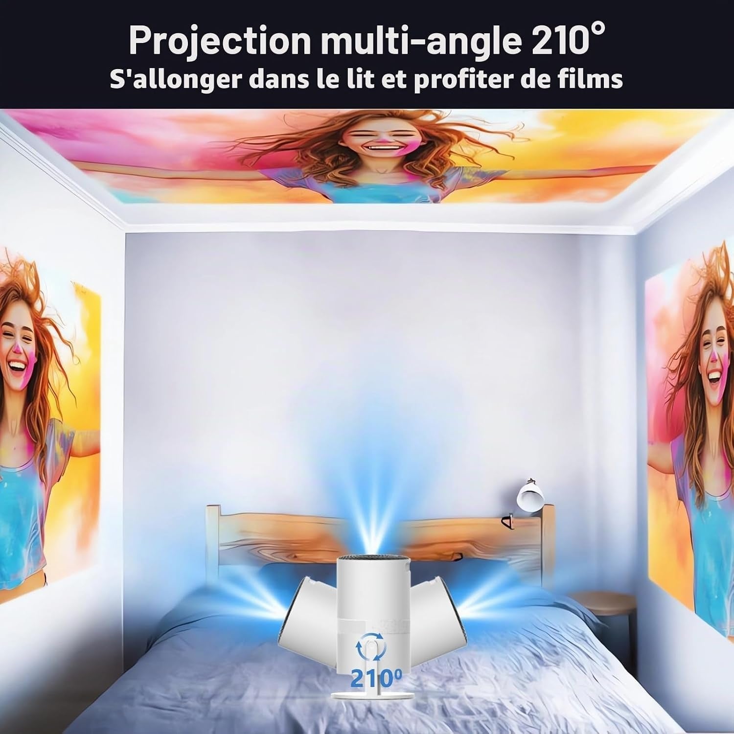Mini Projecteur Full HD Intelligent - Jusqu'à -34% sur votre Home Cinéma