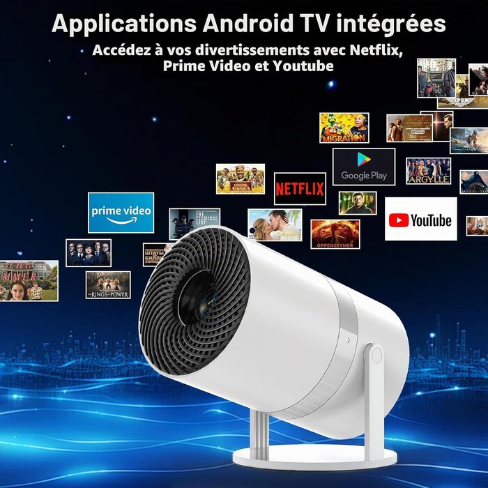 Mini Projecteur Full HD Intelligent - Jusqu'à -34% sur votre Home Cinéma
