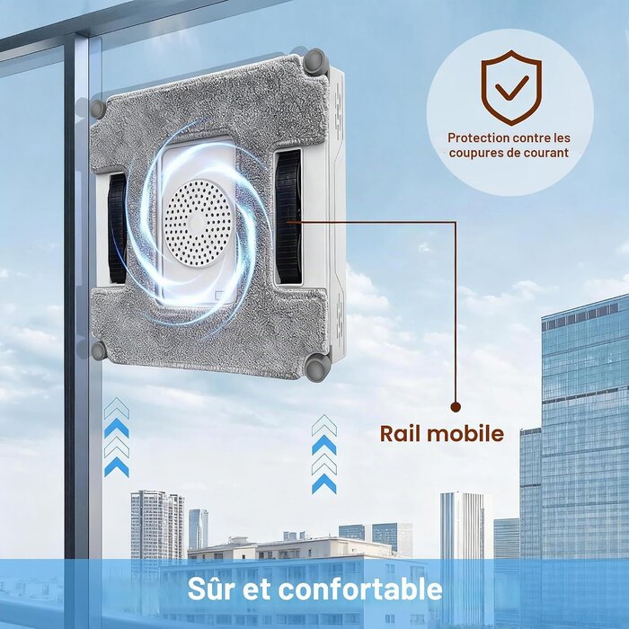 Robot laveur de vitres intelligent - Jusqu'à -30% sur votre nettoyage