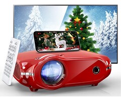 Mini Projecteur Full HD Rouge - Portable - Jusqu'à -34% de remise
