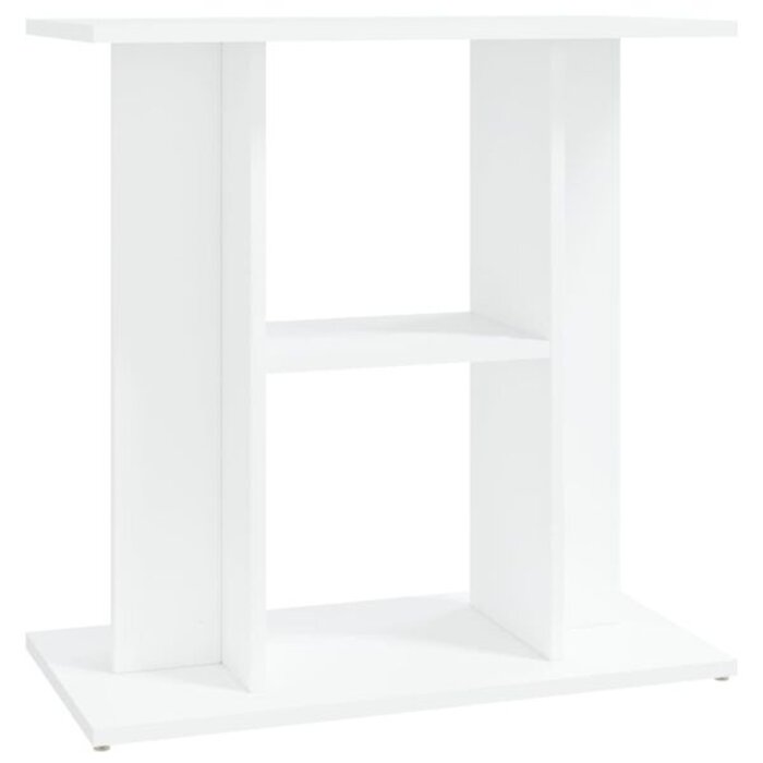 Meuble support pour aquarium blanc 60x30x60 cm - Jusqu'à -27%